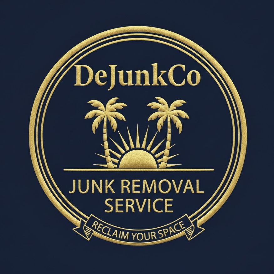 DeJunkCo junk removal and clearout services logo