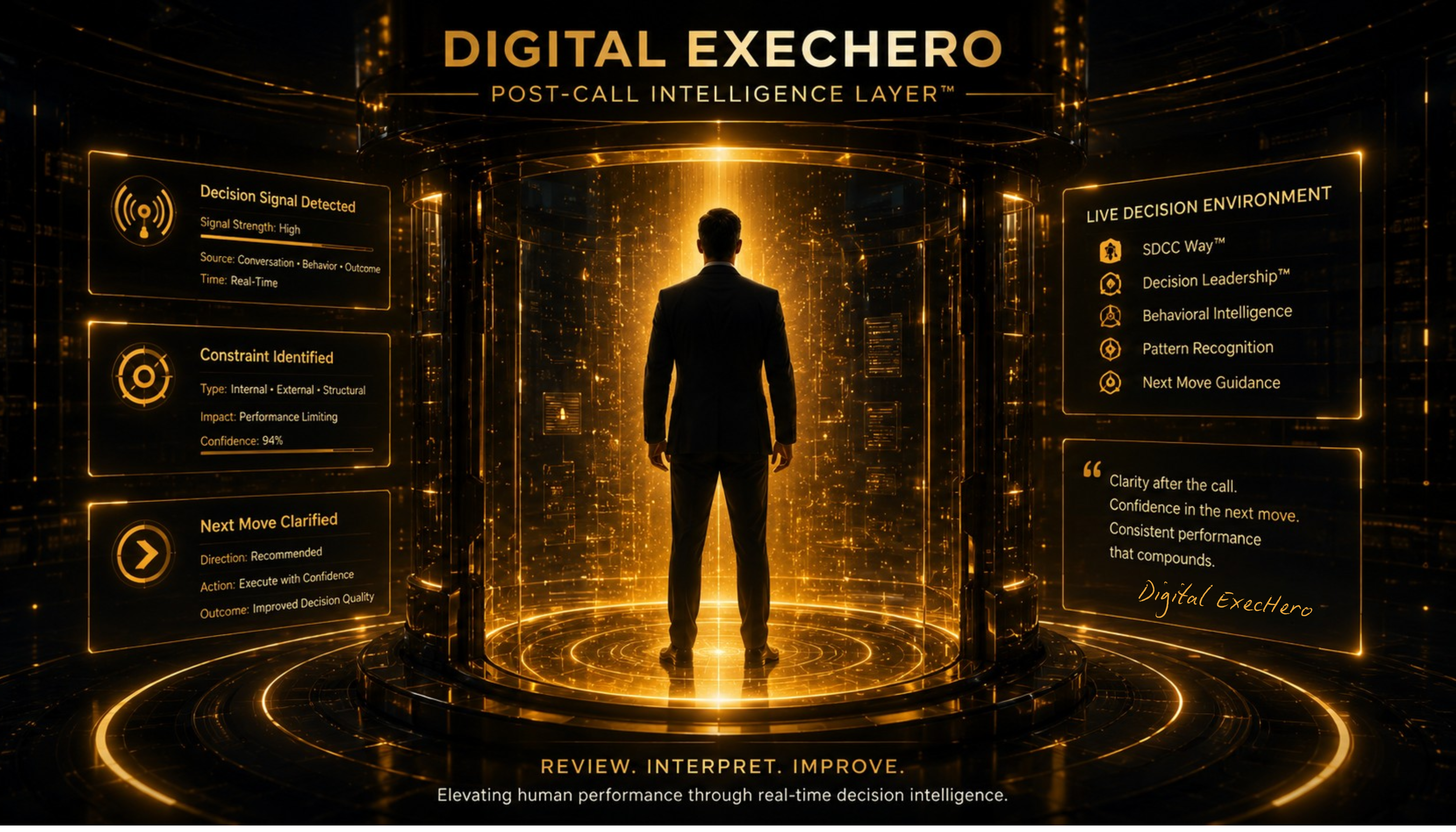 Digital ExecHero Decision Performance Environment