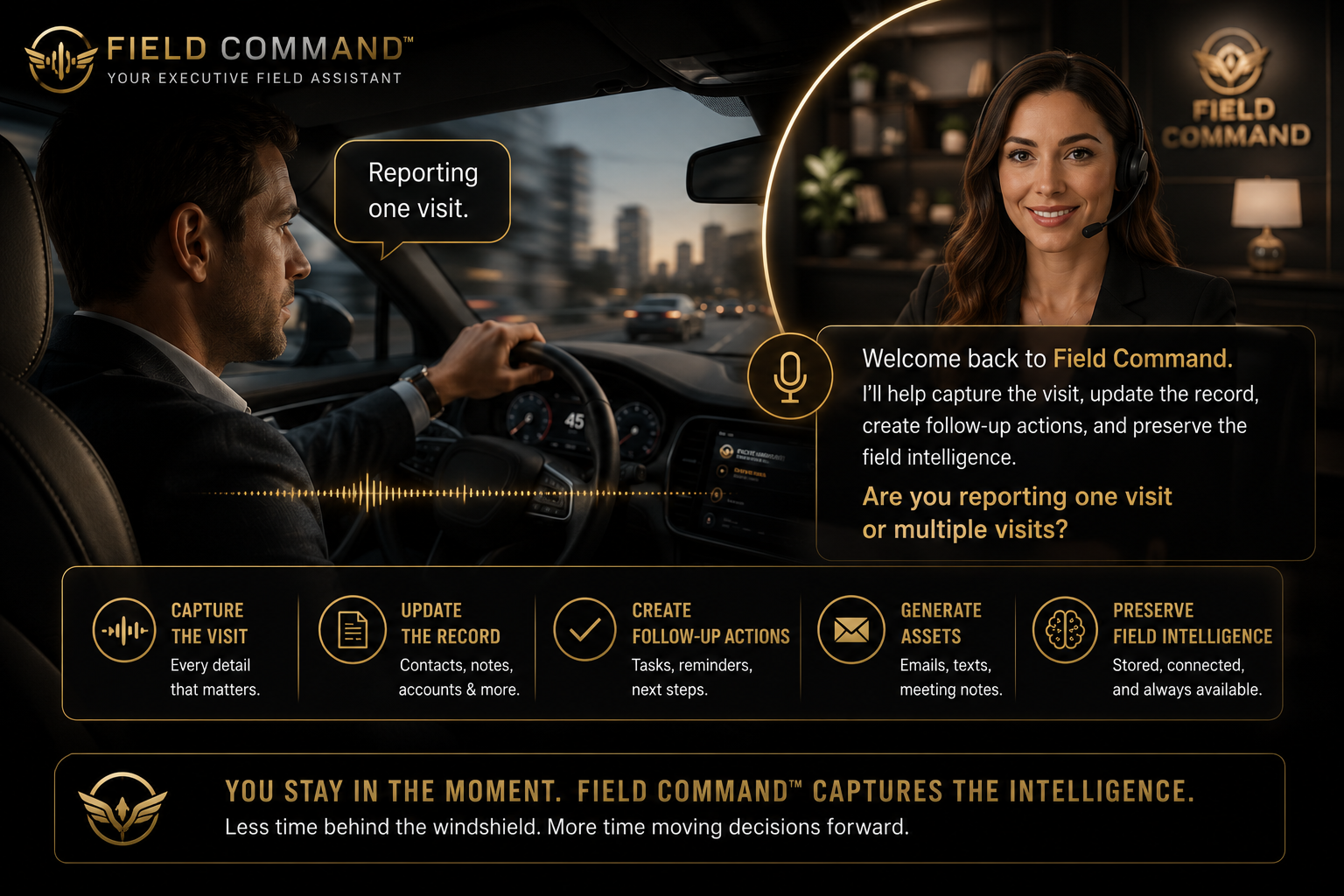 Field Command Executive Assistant Dashboard