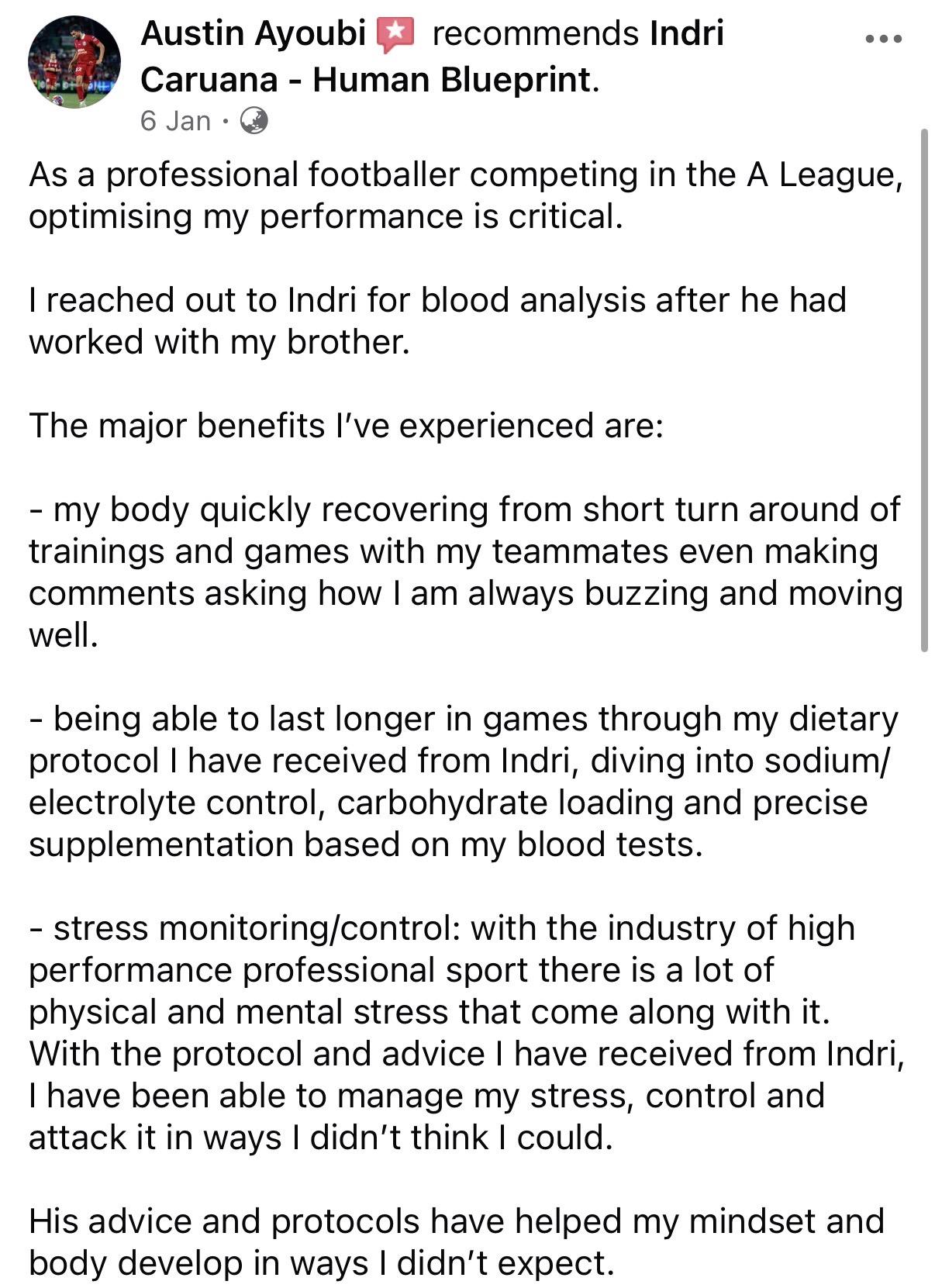 Facebook review