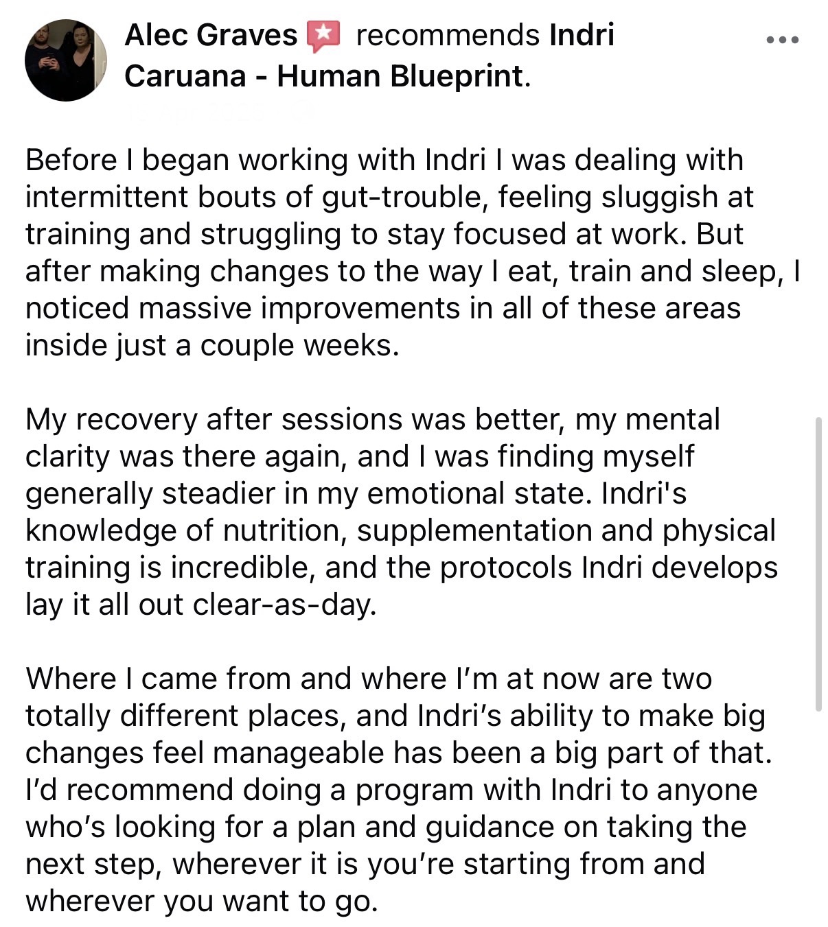 Facebook review