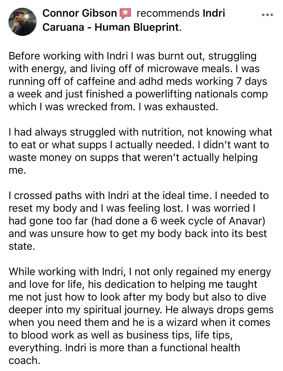 Facebook review
