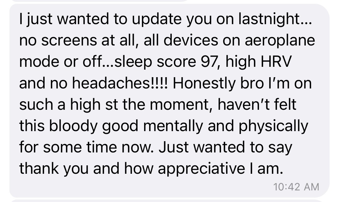 Client message