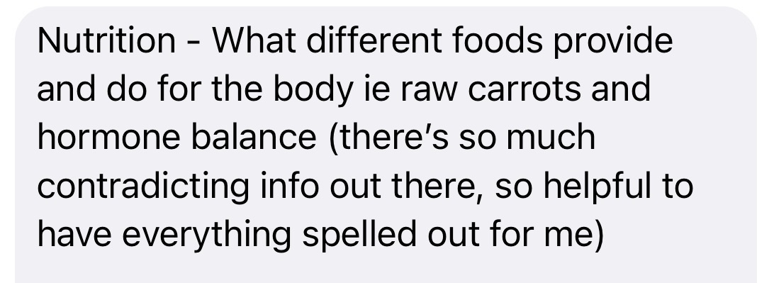 Client message