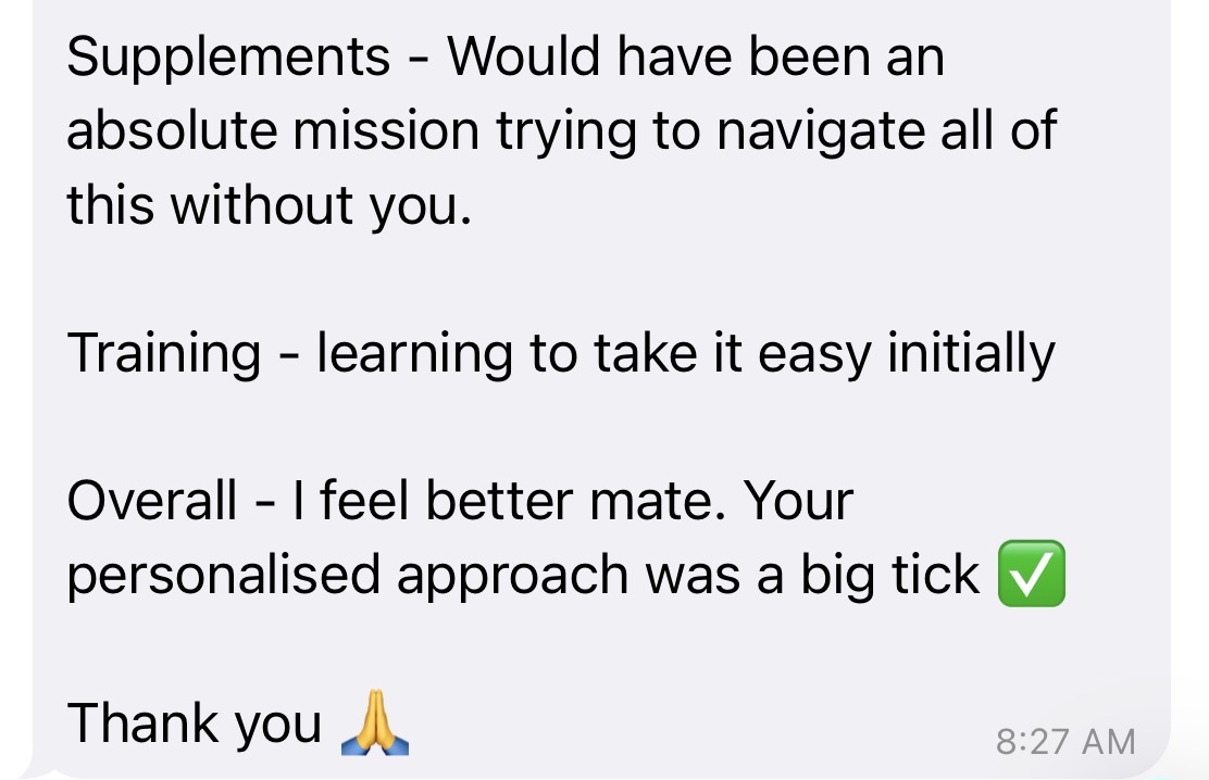 Client message