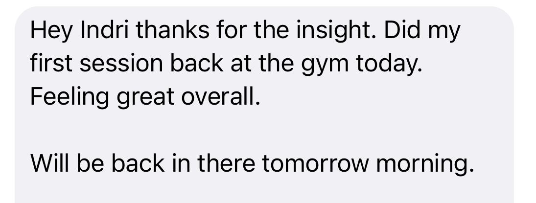 Client message