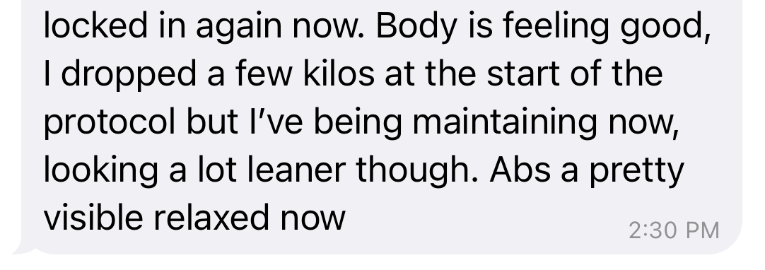 Client message