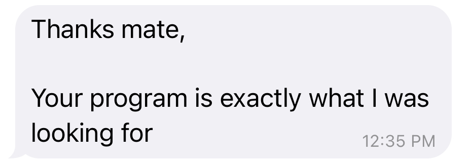 Client message