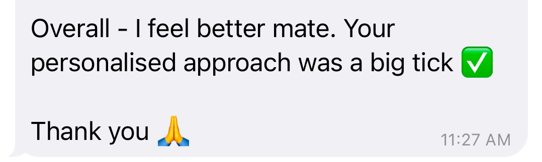 Client message