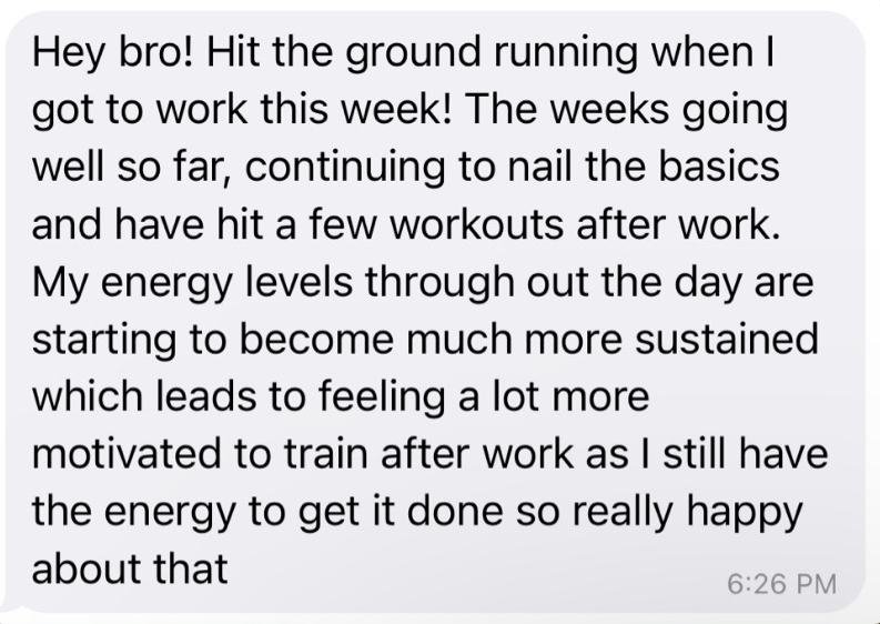 Client message