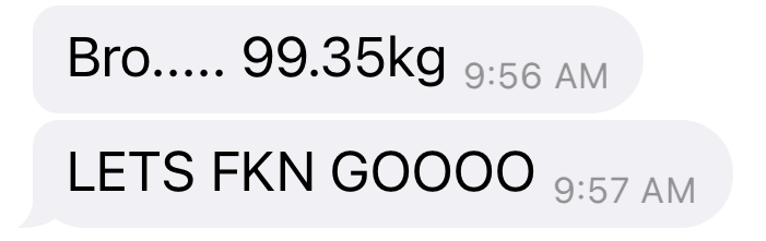 Client message