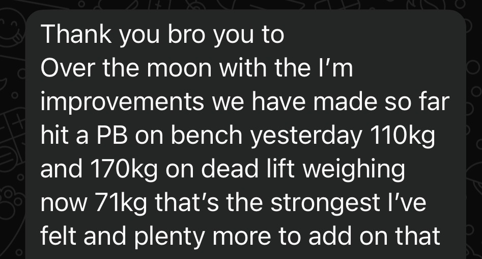 Client message