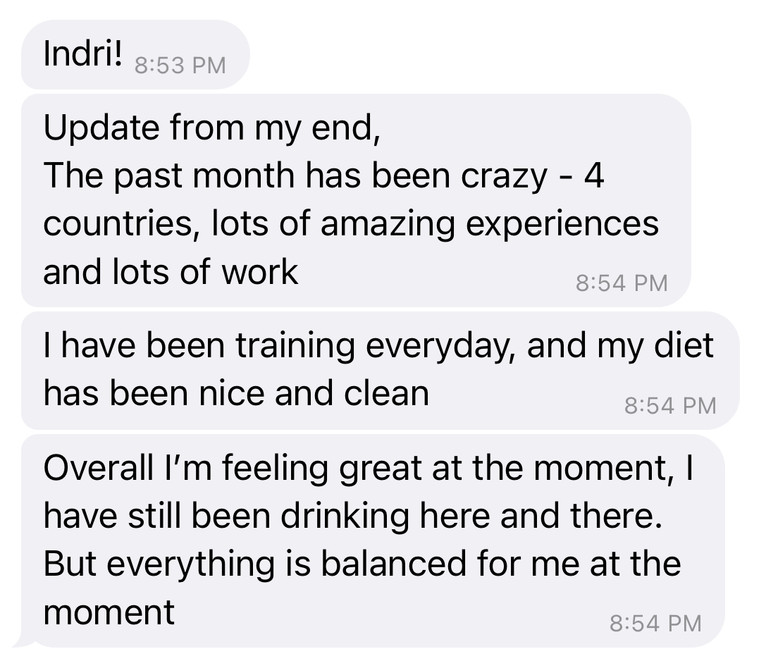 Client message