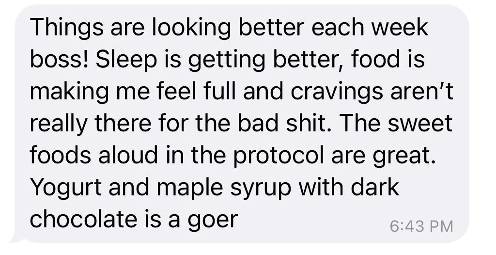 Client message