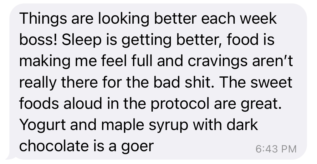 Client message