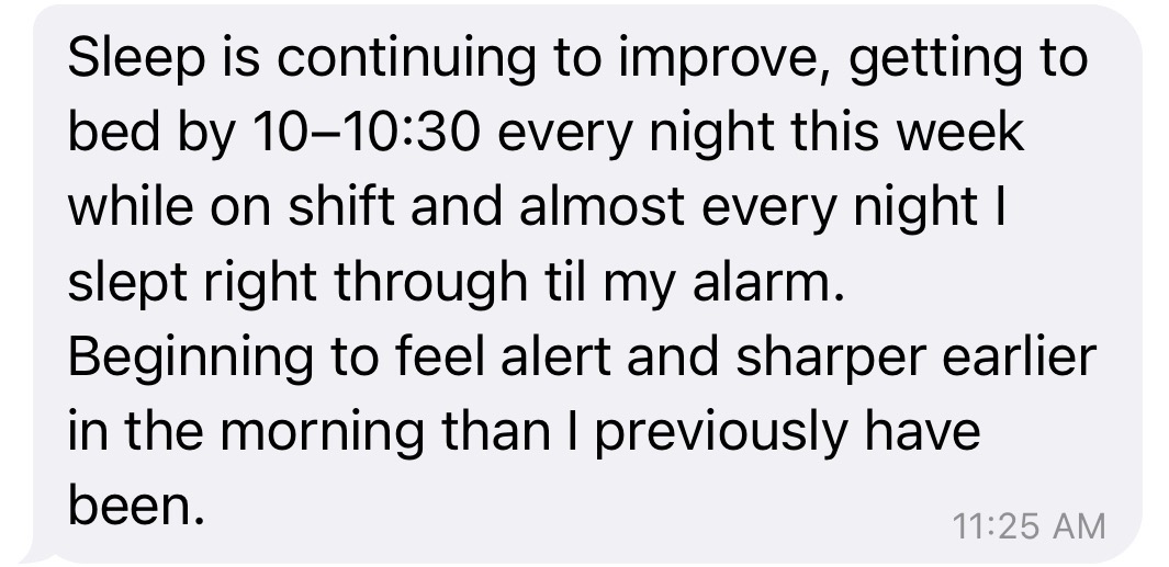 Client message
