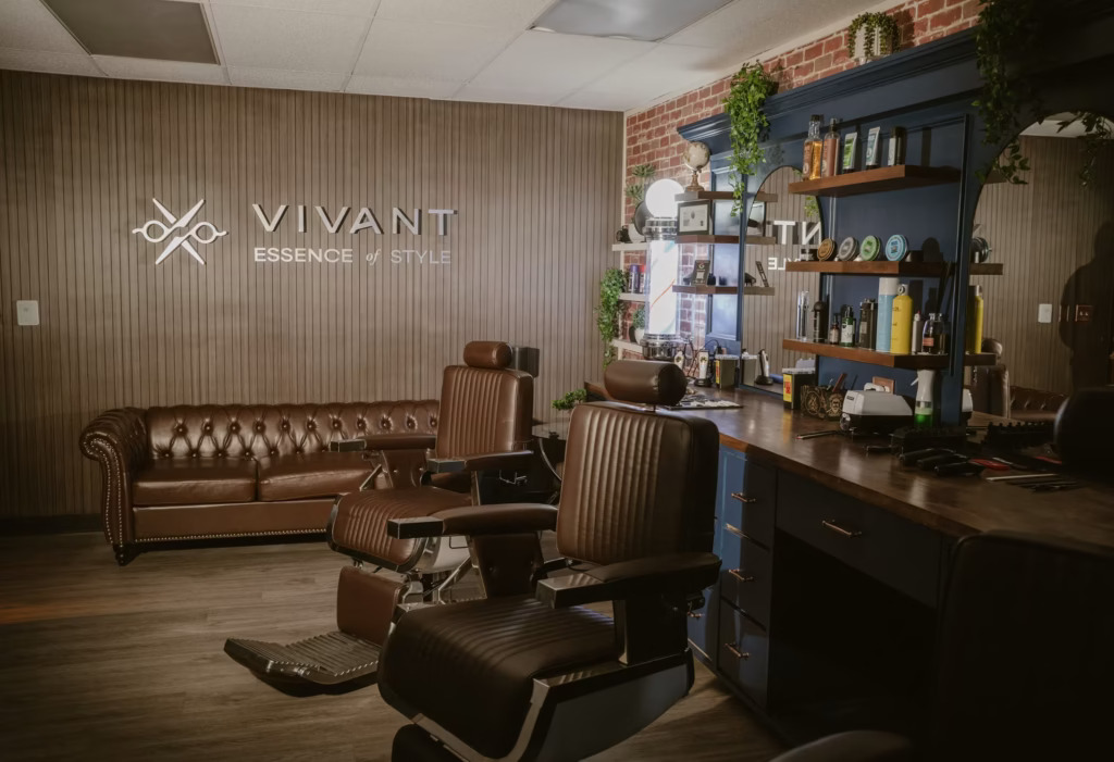 Vivant Barbershop interior San Diego