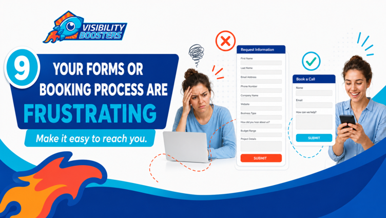 Your Contact Forms or Booking Process Are Frustrating