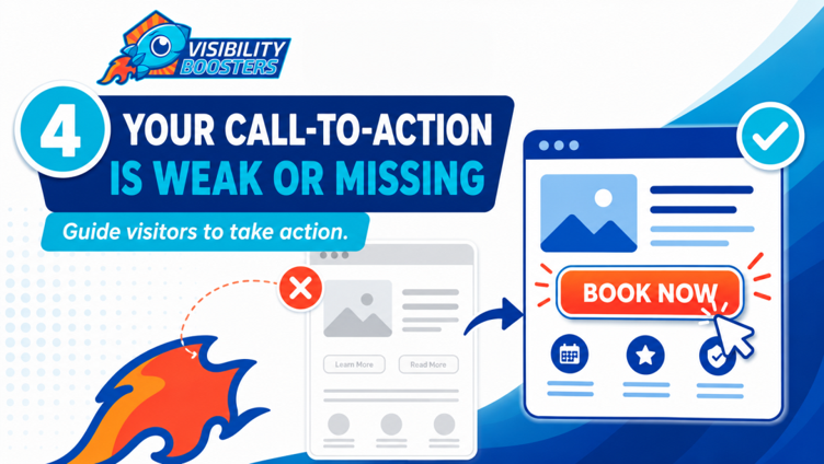 Your Call-to-Action Is Weak or Missing