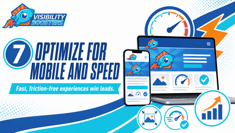 Optimize your website for mobile devices and fast loading speed Optimize your website for mobile devices and fast loading speed
