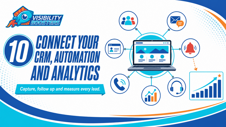 Connect your website with CRM, automation and analytics tools. Connect your website with CRM, automation and analytics tools.