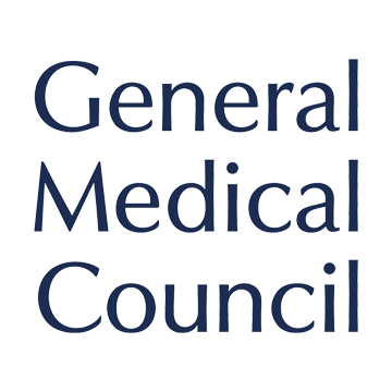 Registered with the General Medical Council (GMC) — UK regulator for doctors