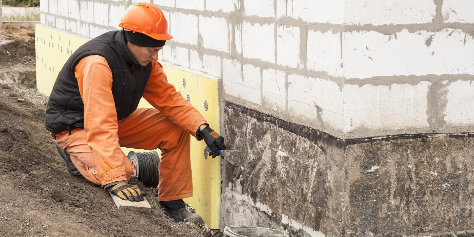 Foundation and basement repair project Boston MA