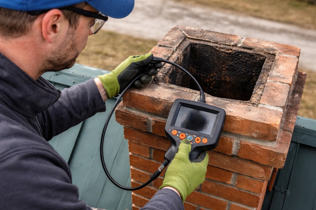cracked chimney flue cracked chimney flue