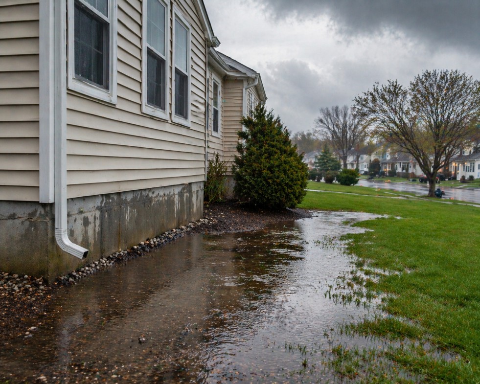 french drain installation Boston 