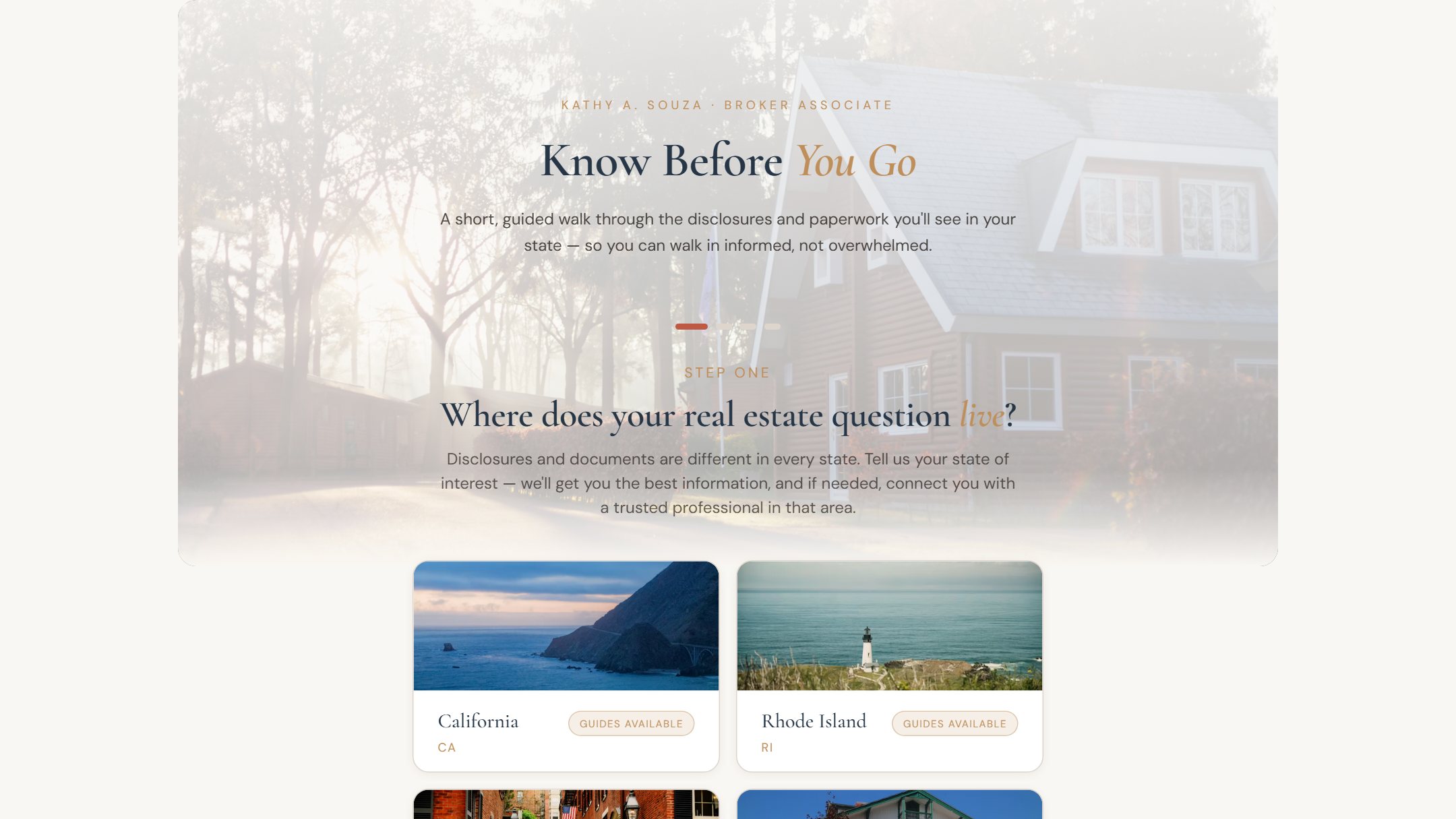 Know Before You Go Guides website