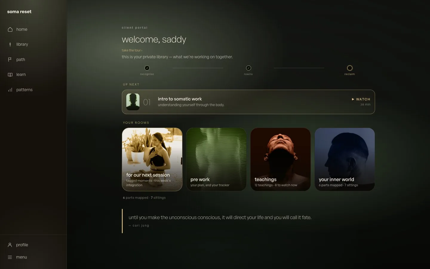 the client portal