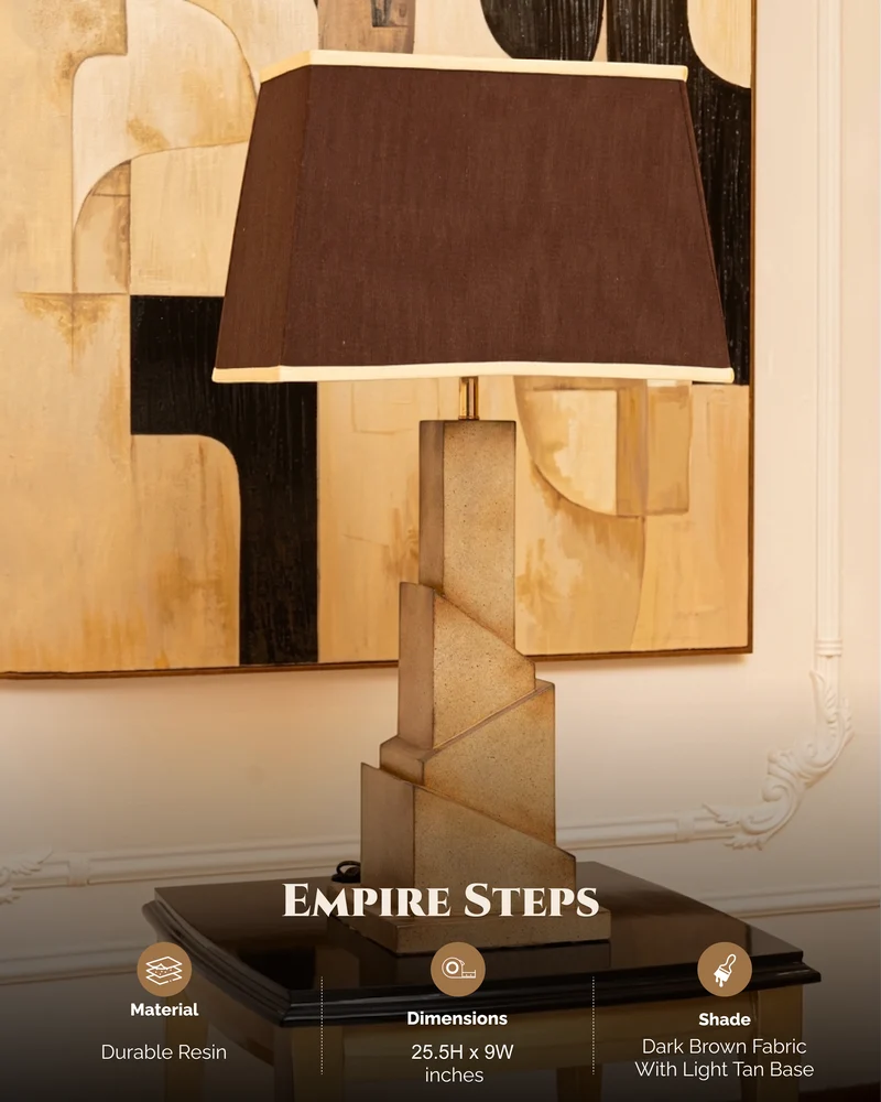 Empire Steps Table Lamp