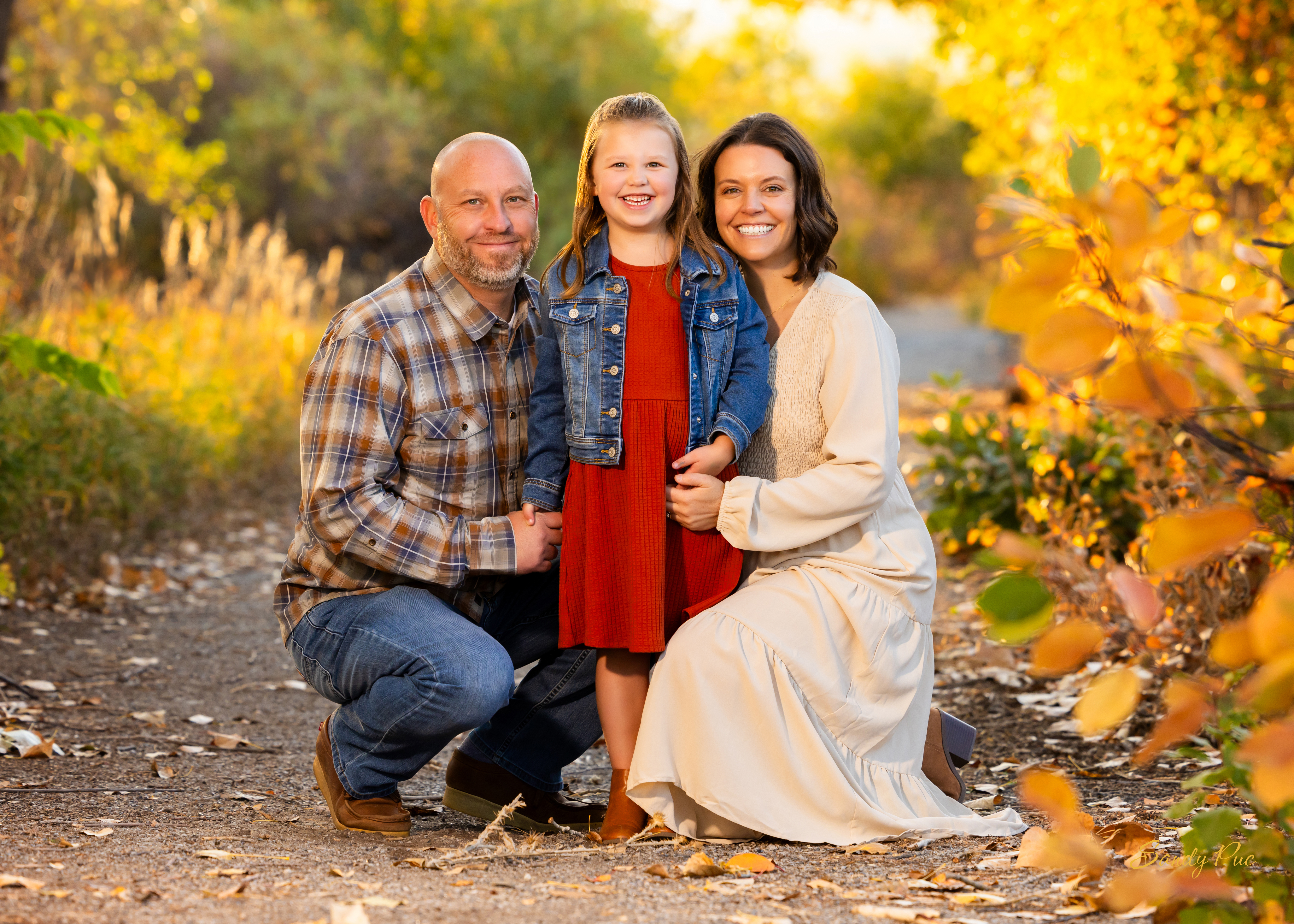Family portrait showing composition