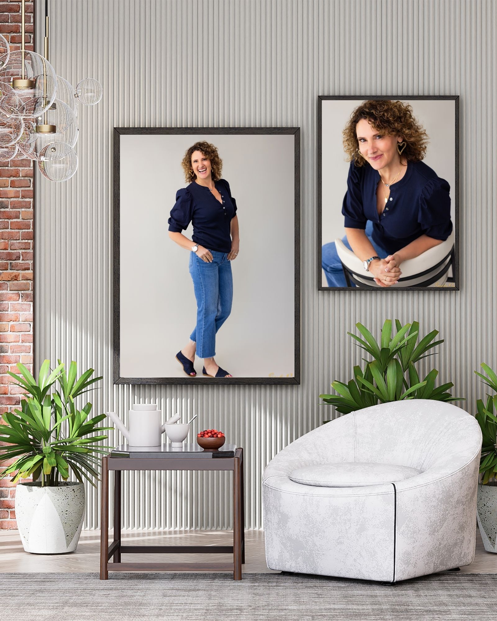 Premium printed portrait products and studio display — building the program