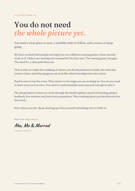 A letter from the founders