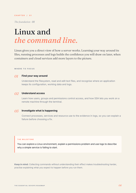 Chapter one, Linux and the command line