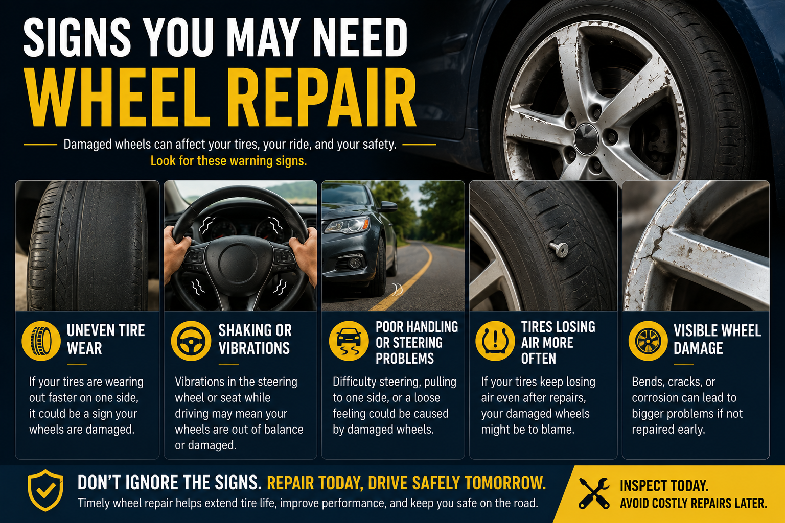 Signs You May Need Wheel Repai