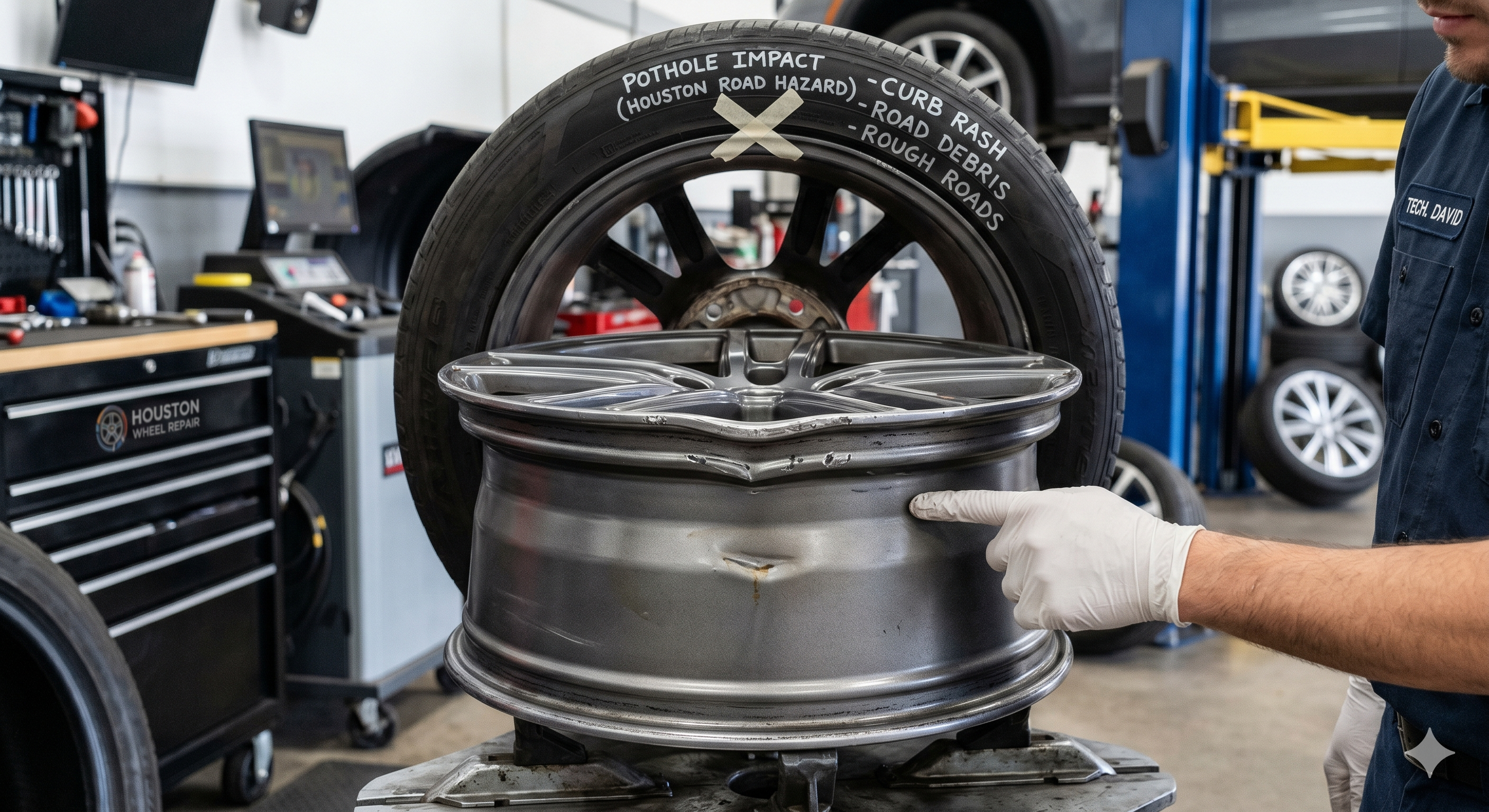 What Is a Bent Wheel? Katy  Wheel repair