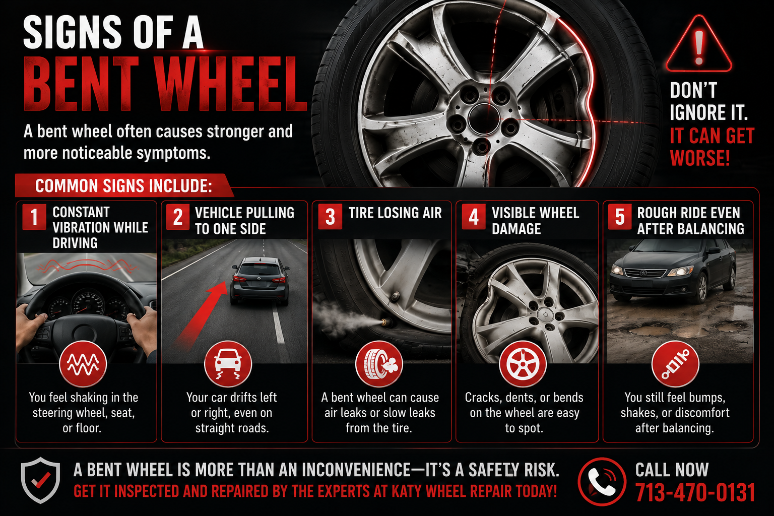Signs of a Bent Wheel