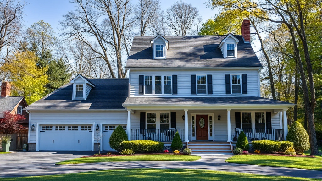 A beautiful home surrounded by trees and greenery in Saddle River, NJ.