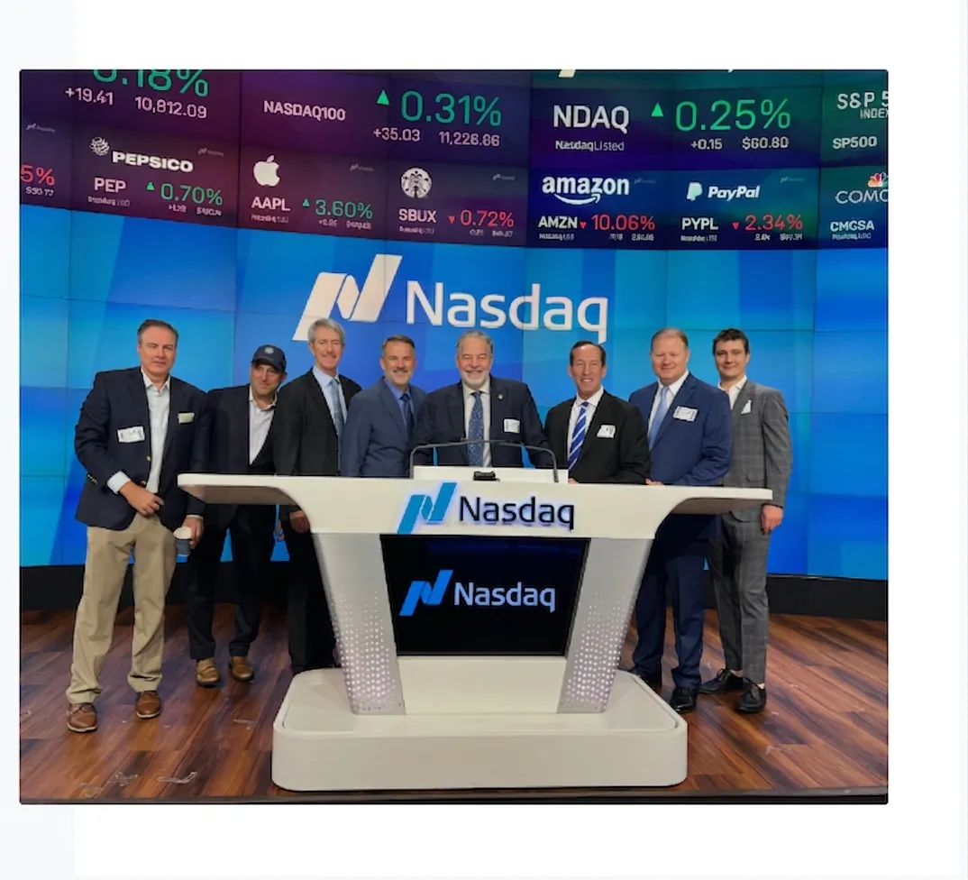 Industry leaders on stage