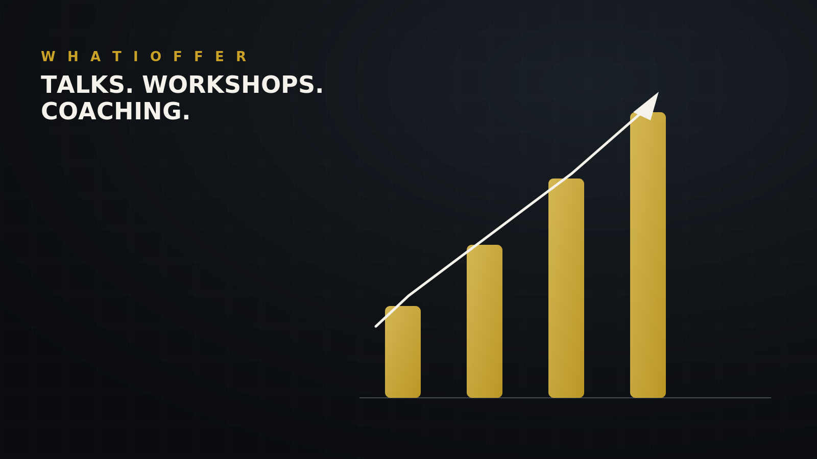 Talks, workshops and coaching