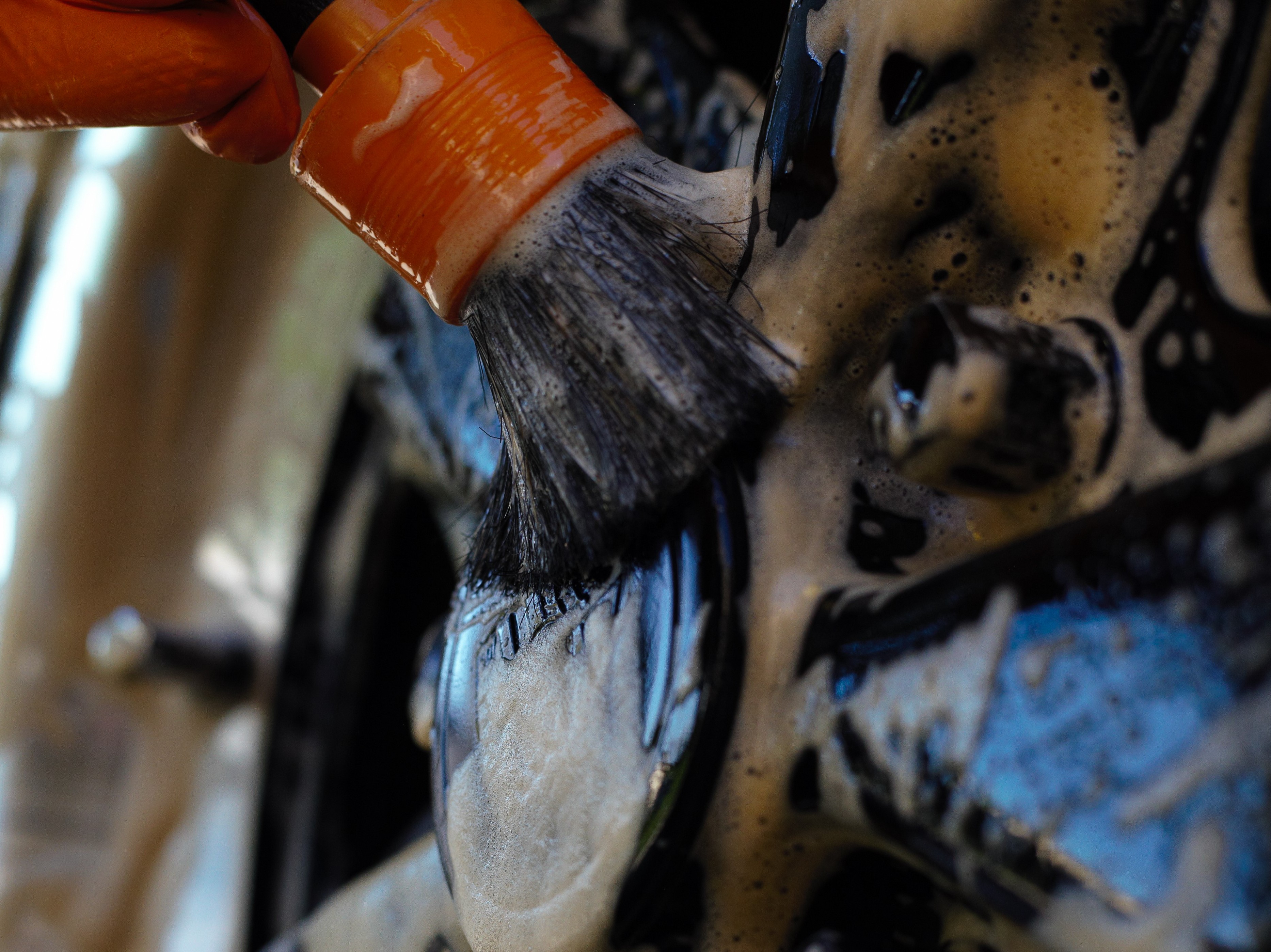 Professional car detailing process in Naperville IL