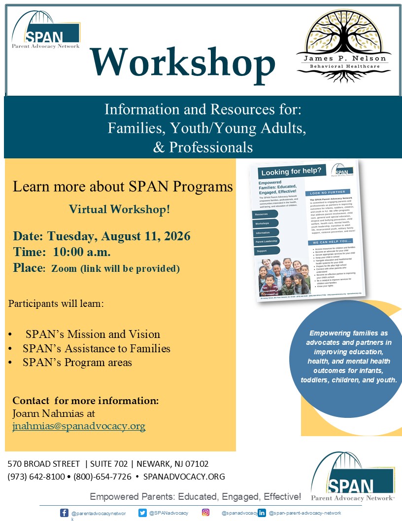 SPAN Program Workshop Preview