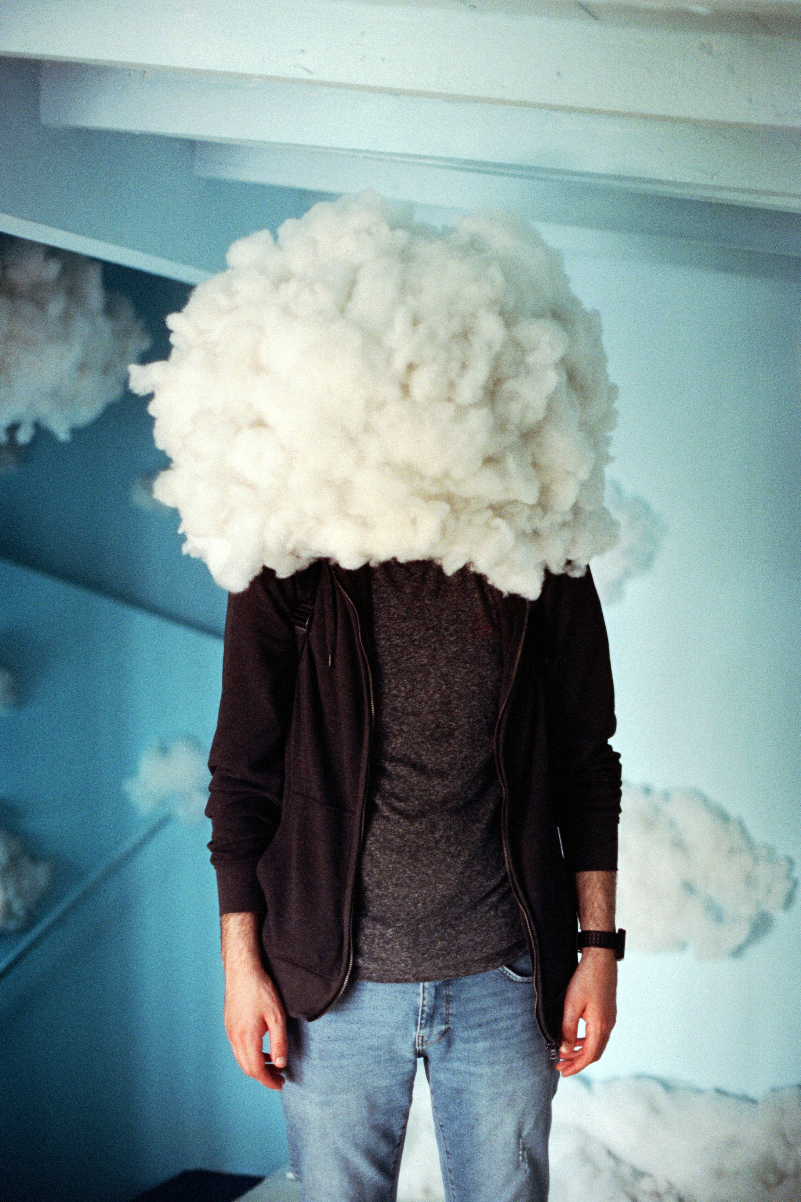 head packed in cotton head packed in cotton