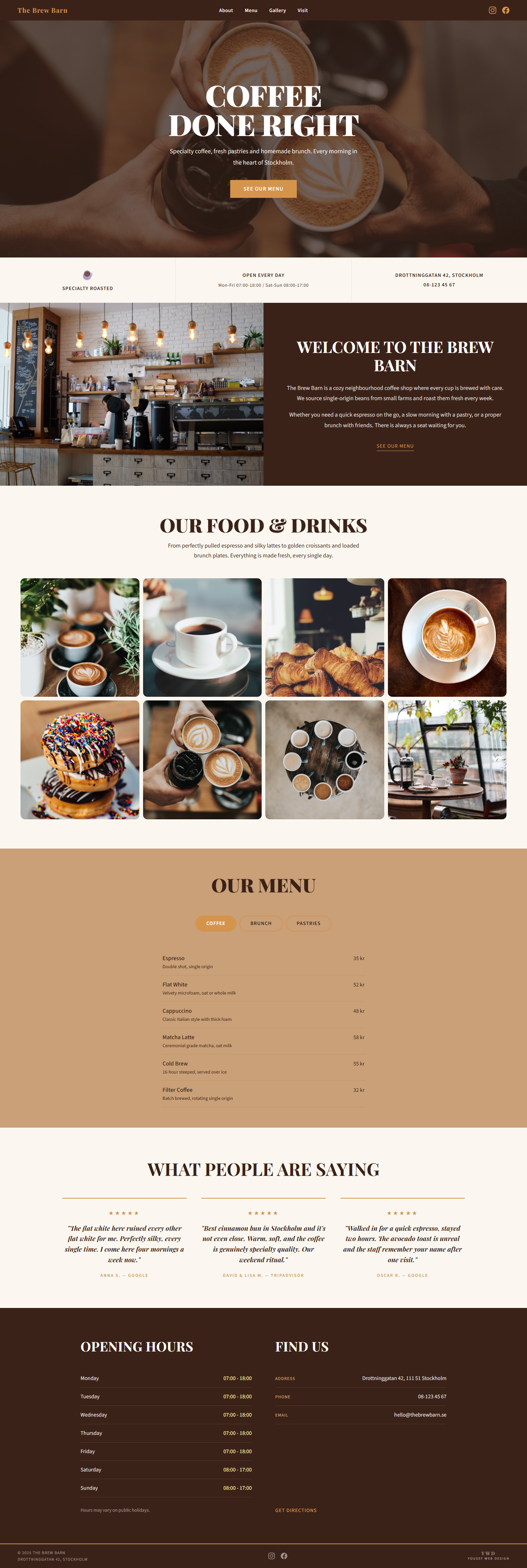 The Brew Barn template