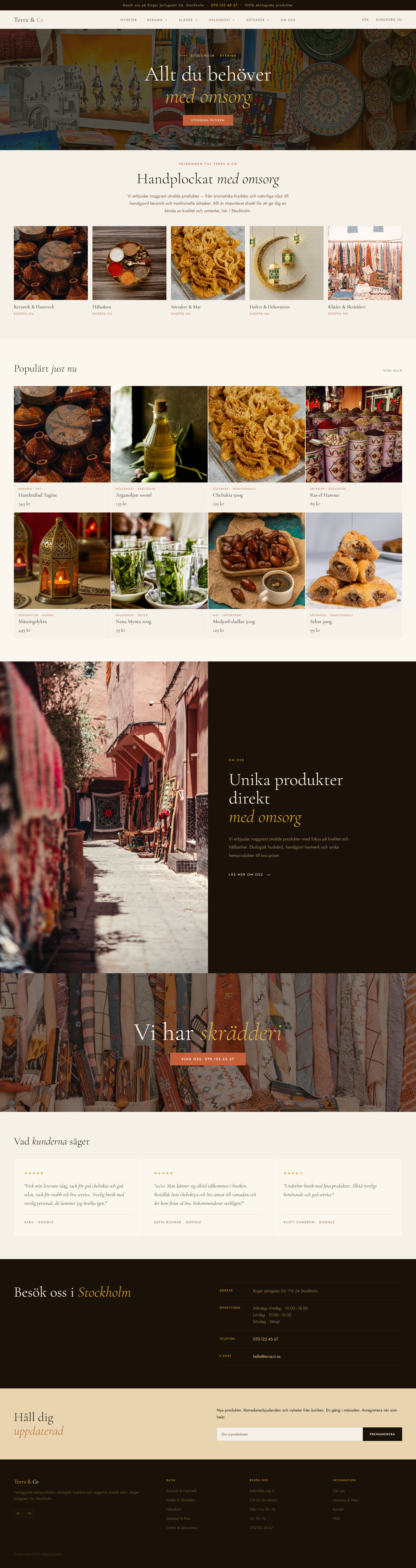 Terra & Co shop template