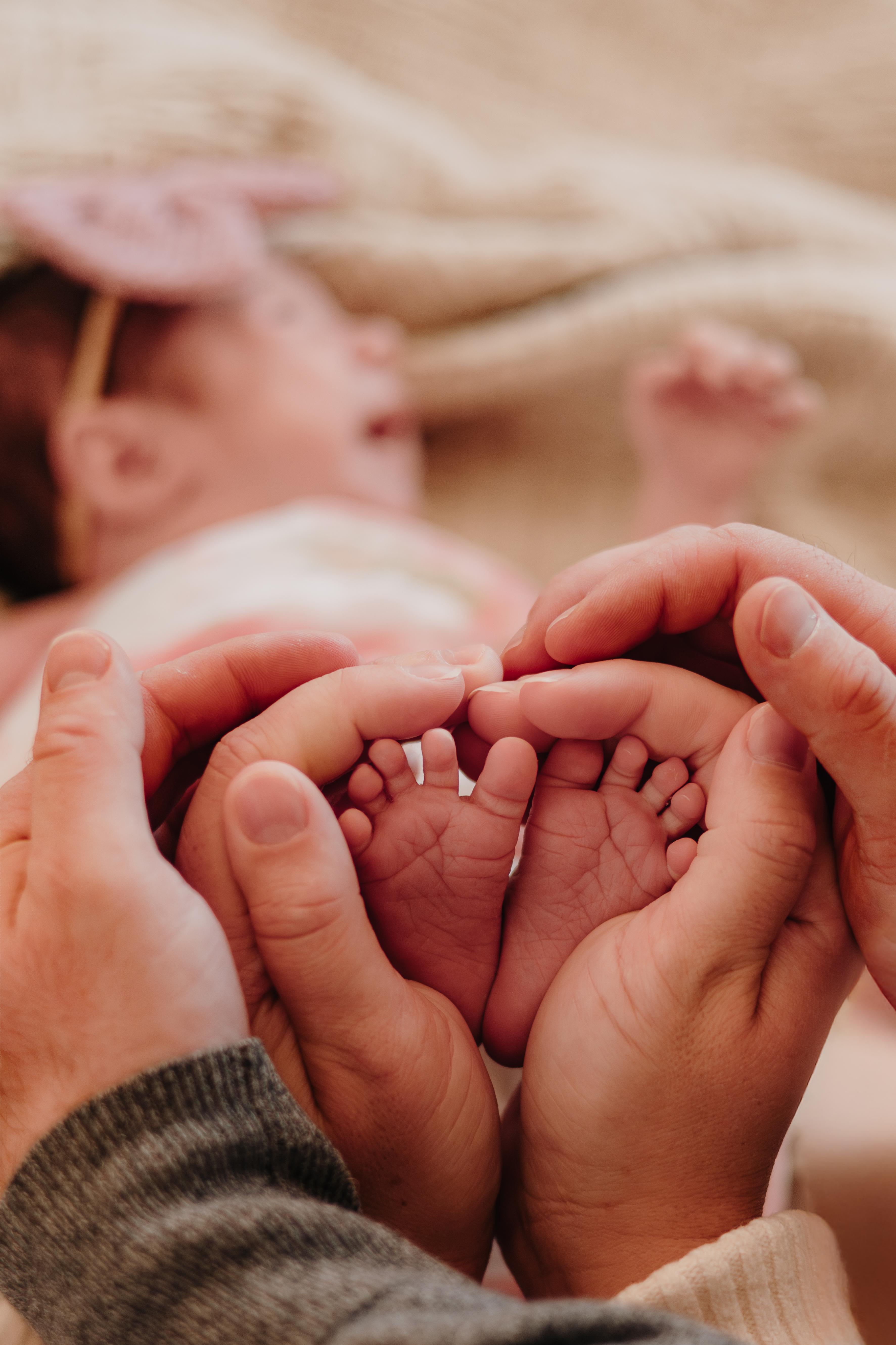 Christie & Alex newborn session