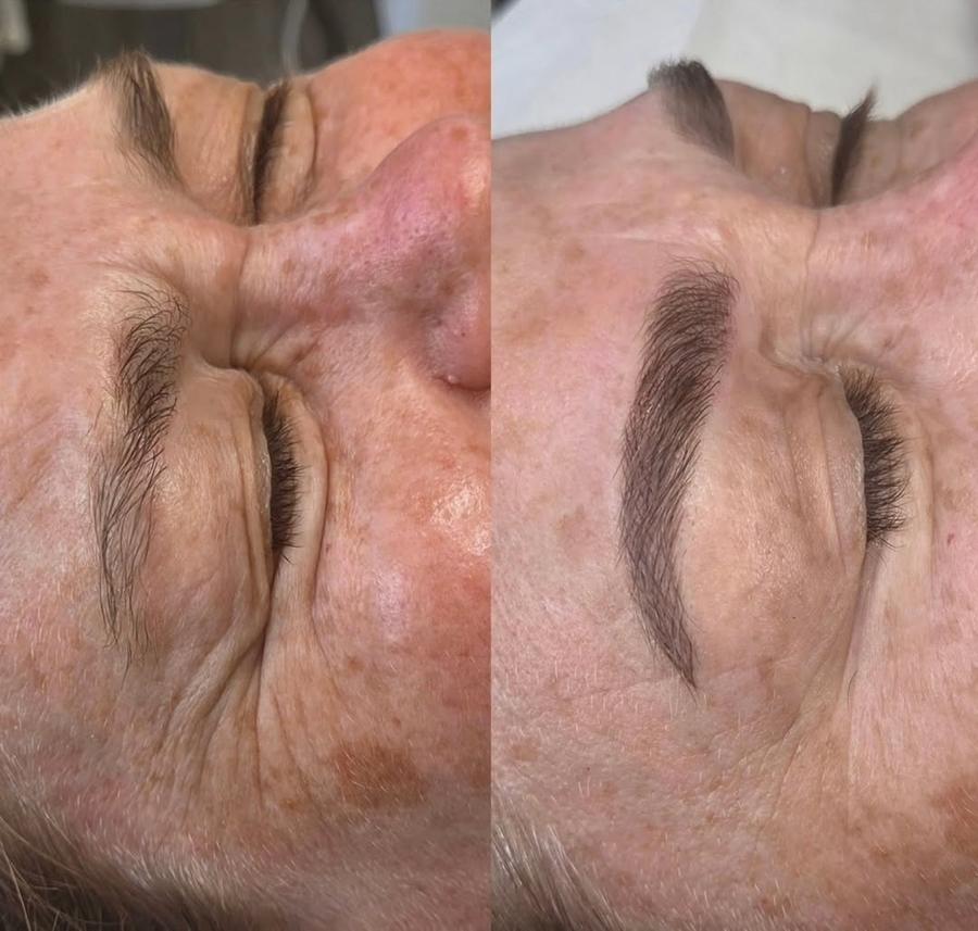 Brow Tattoo healed result