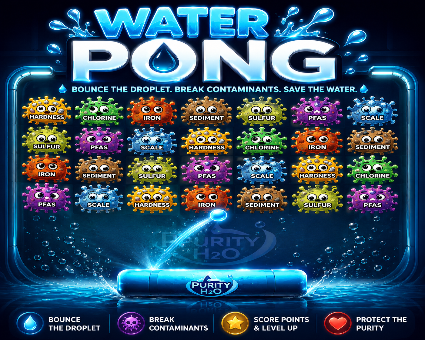 Water Pong Game